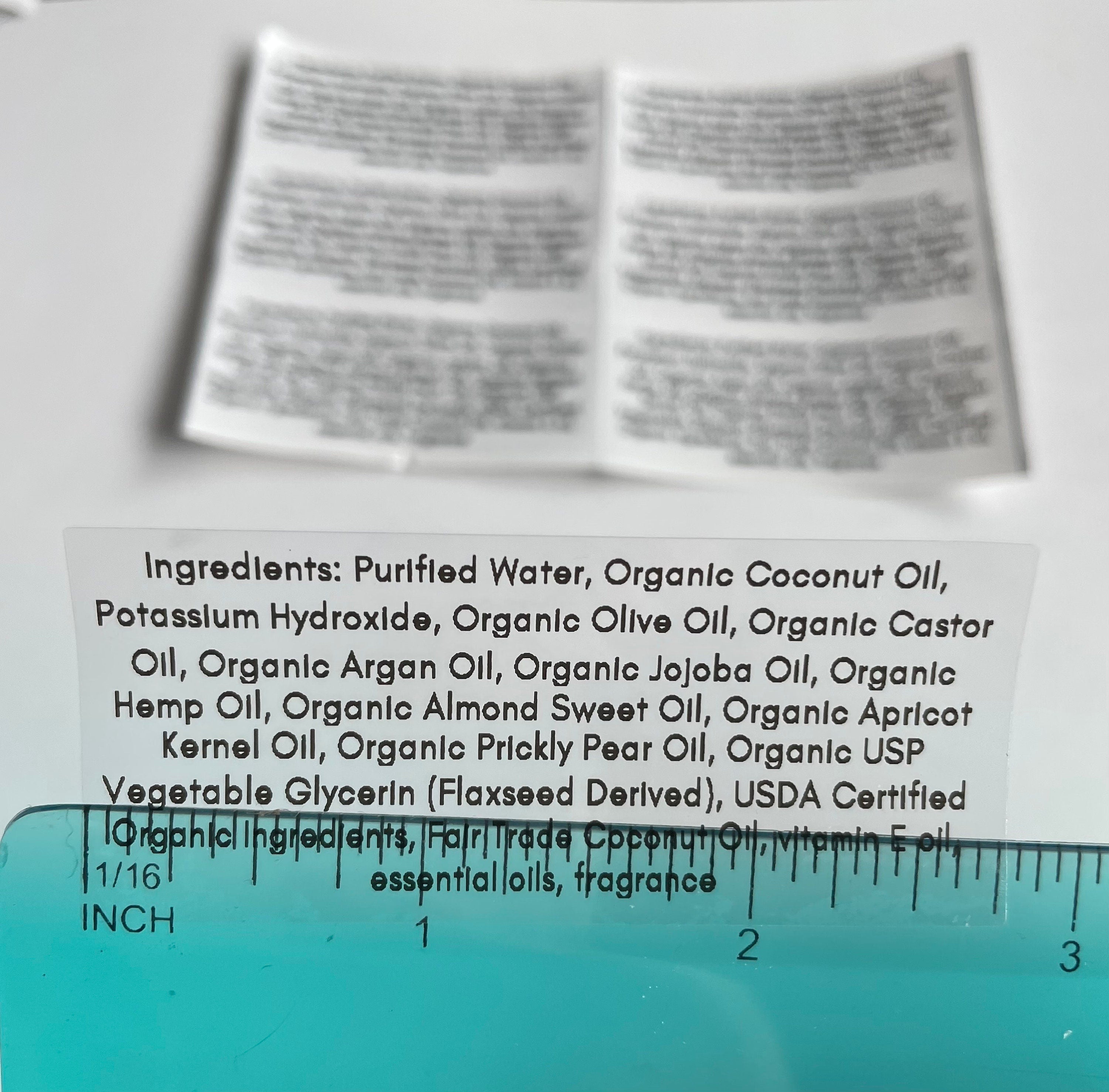 Lipgloss Custom Clear Ingredients Labels