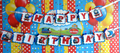 Party Banner Character personalized Birthday Train