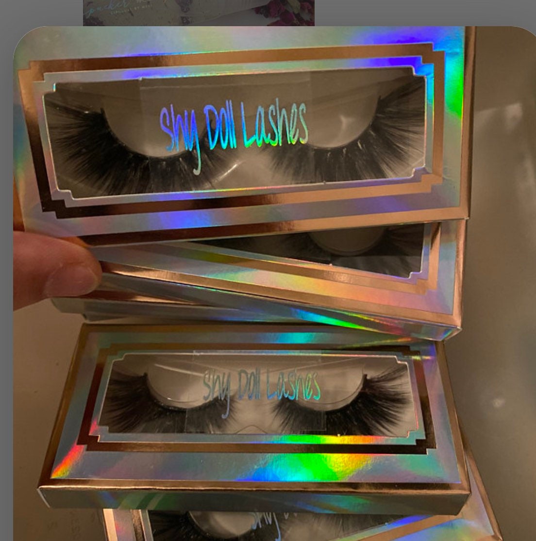Lip Gloss Labels Personalized Holographic