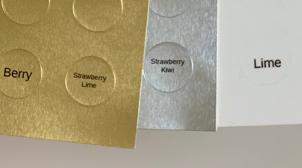 Lipgloss Extra small round labels
