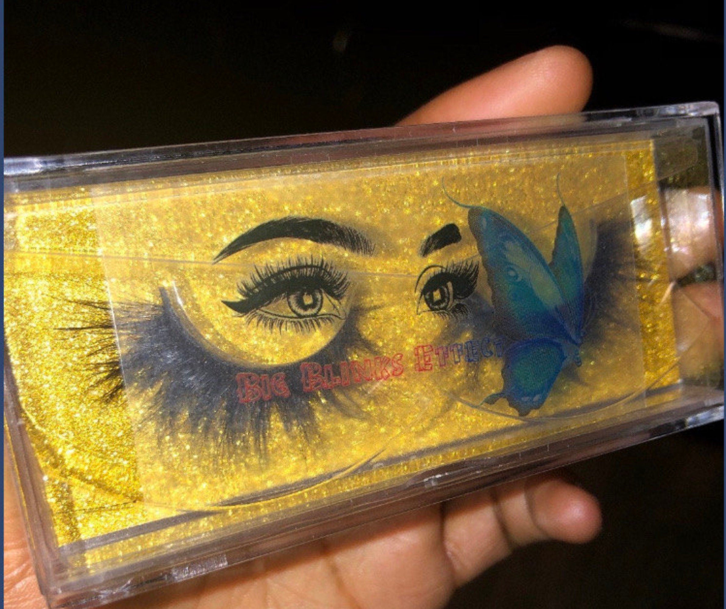 Lipgloss Lash labels Custom makeup Packaging Clear Stickers