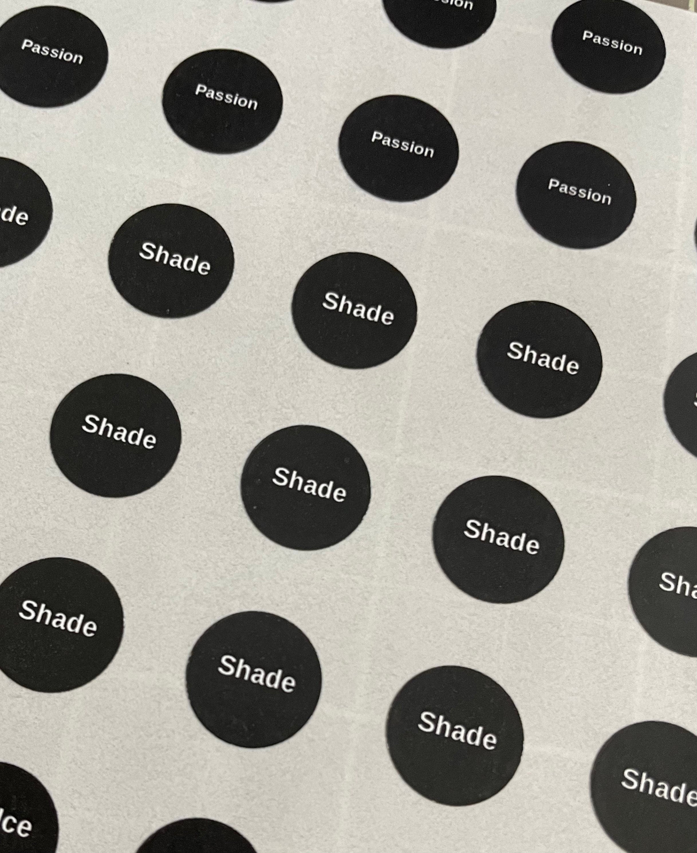 Lipgloss Extra small round labels