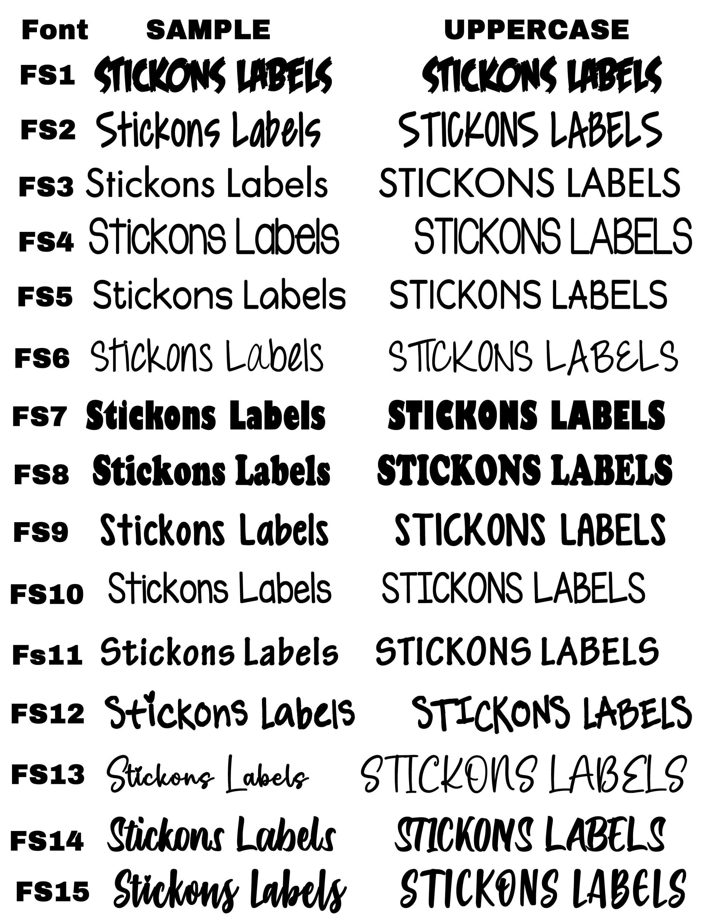 Colors Waterproof School Stickers