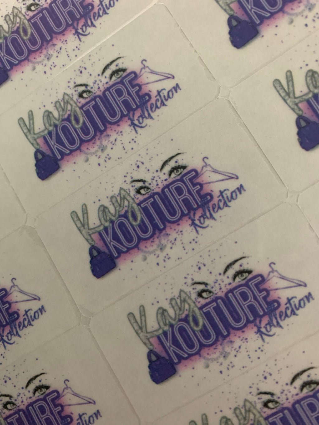 Lipgloss Lash labels Custom makeup Packaging Clear Stickers