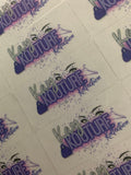 Lipgloss Lash labels Custom makeup Packaging Clear Stickers