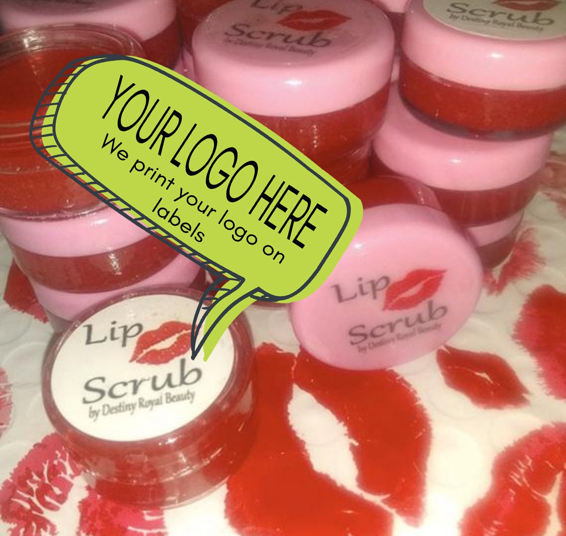 Lipgloss Stickers balm Personalized Clear Round Labels: Custom