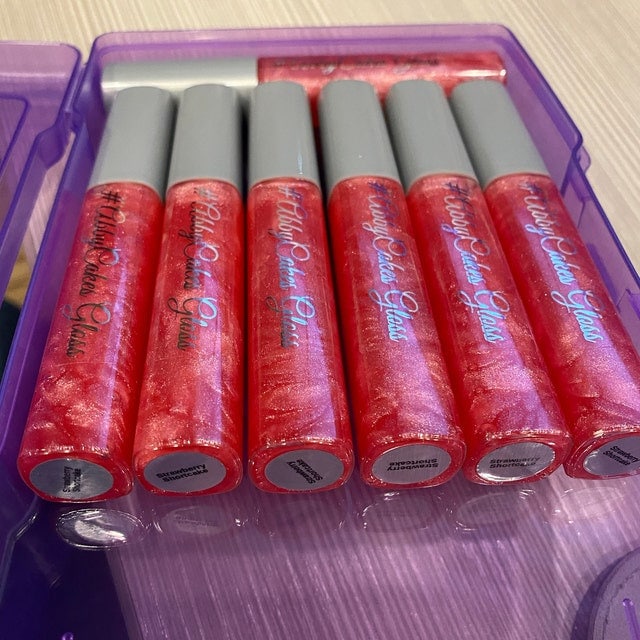 Lipgloss Extra small round labels