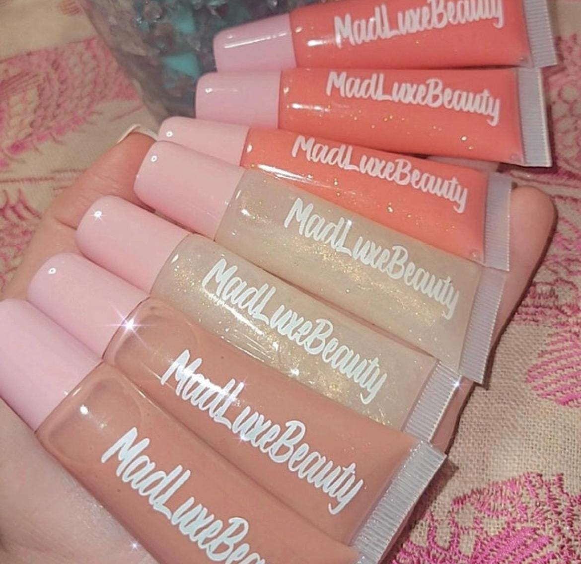 Lip Gloss Custom Clear Labels: Waterproof Foil Cosmetic Stickers