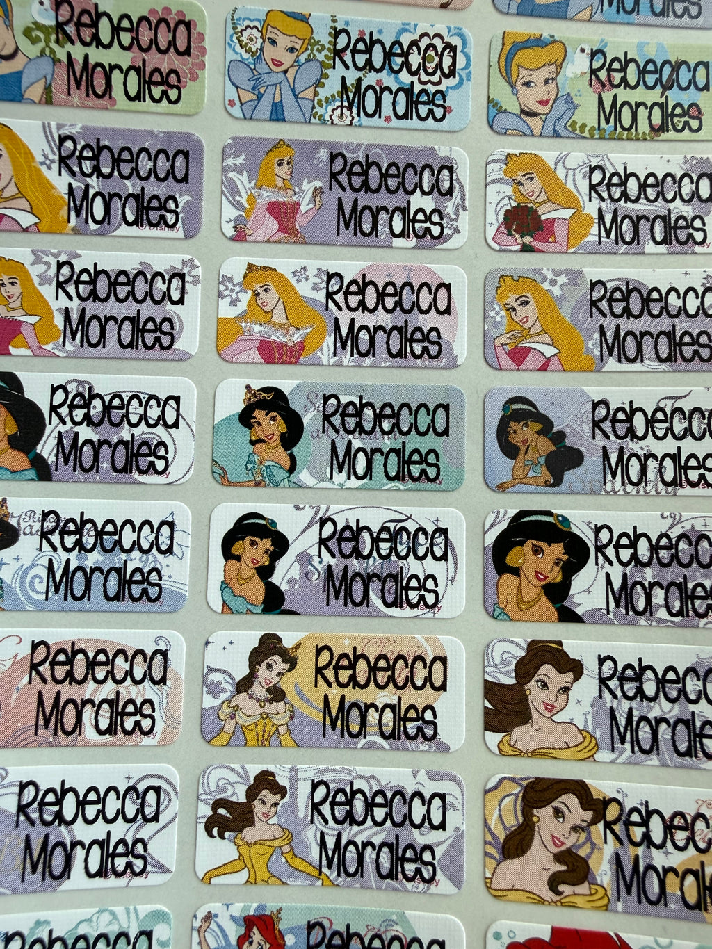 Child girl Personalized Waterproof Name Labels school labels stickers gift daycare