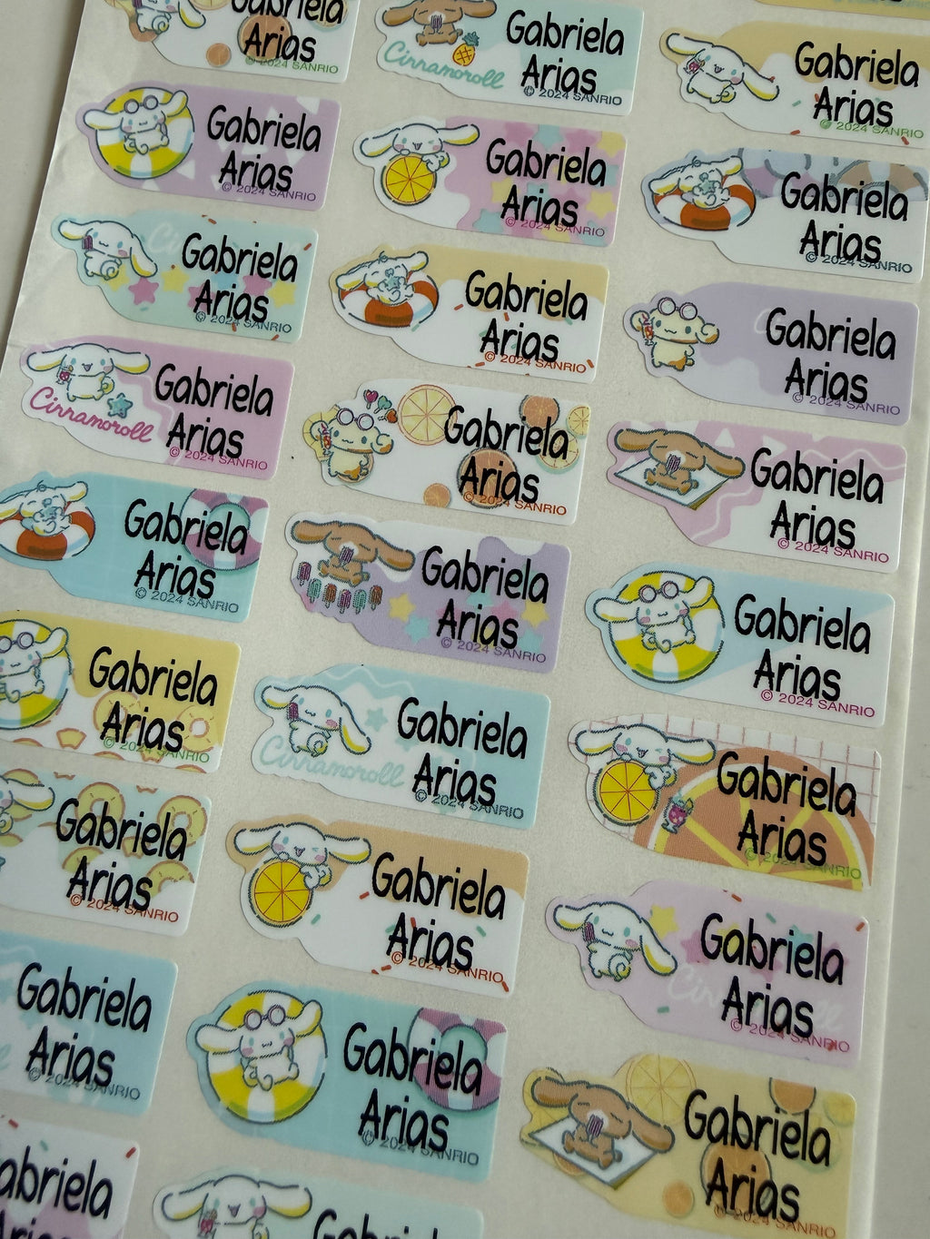 Child Personalized Waterproof Name Labels school labels stickers gift name tag