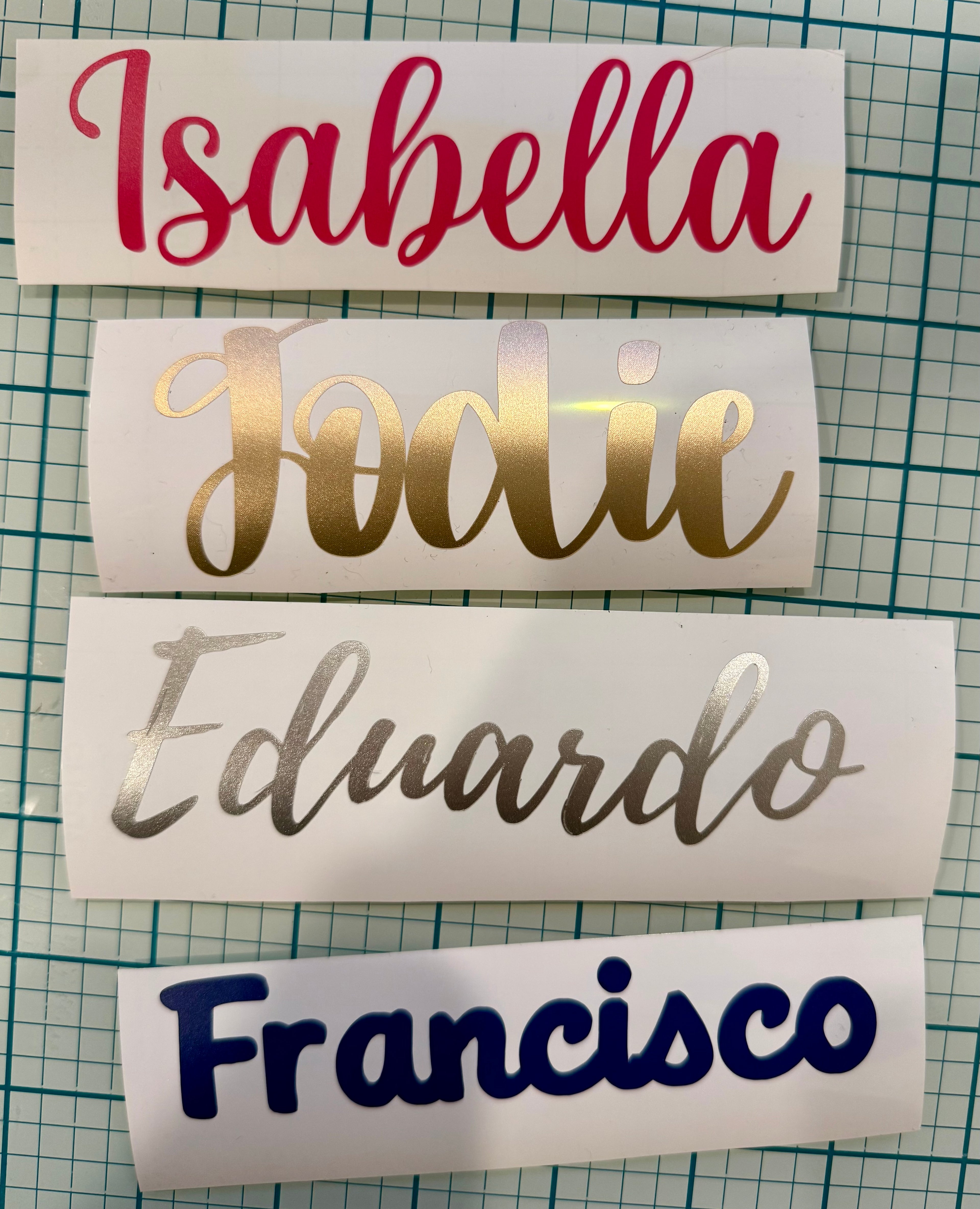 Custom Text Vinyl Decal: Personalized Name or Word Decal
