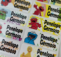 cute elmo Sesame Street stickers Personalized Waterproof Name Labels Large