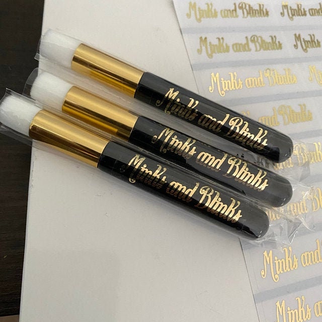 Lip Gloss Custom Clear Labels: Waterproof Foil Cosmetic Stickers