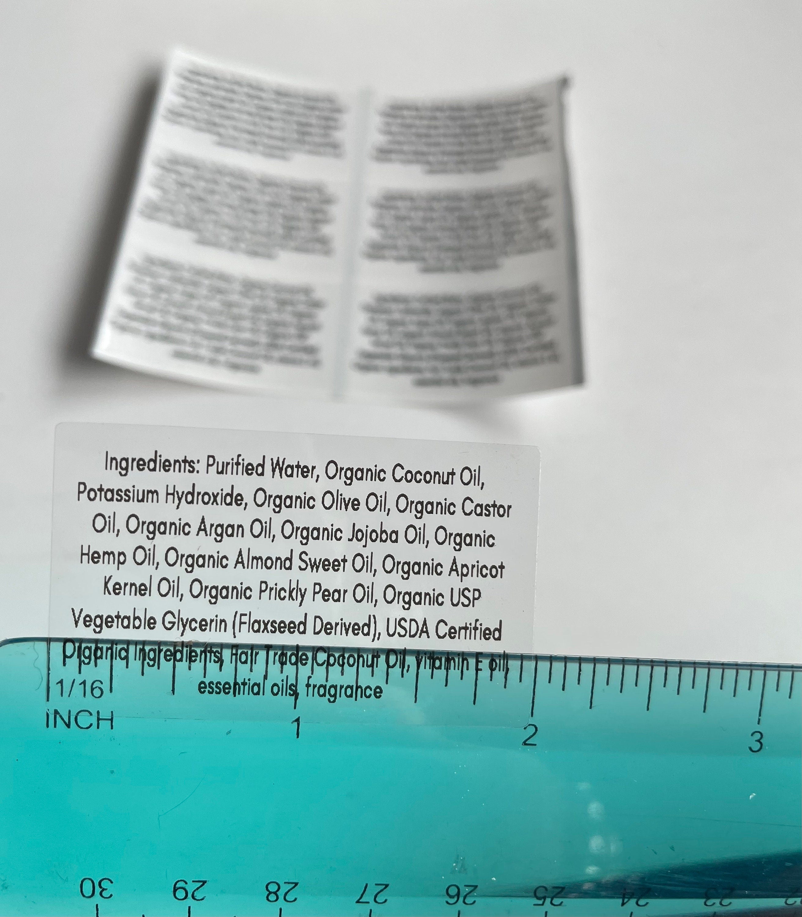 Lipgloss Custom Clear Ingredients Labels