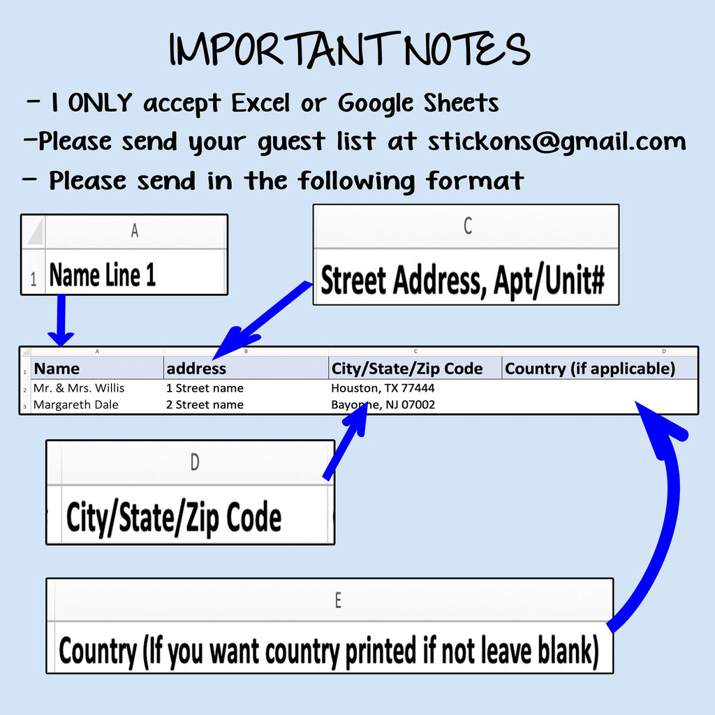 Wedding Guest Address or return address Foil Labels