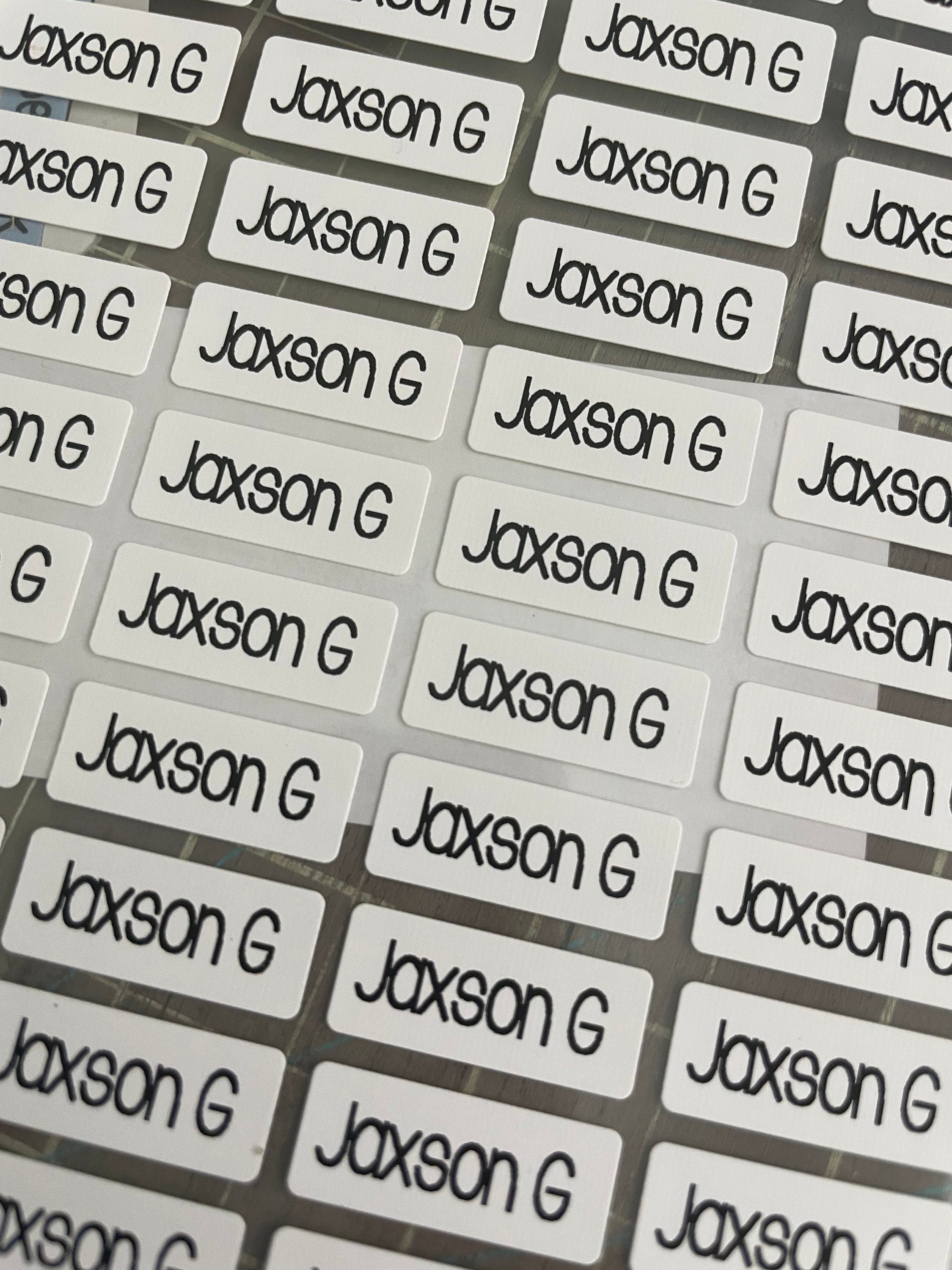 Iron On 48 Small Clothing Labels