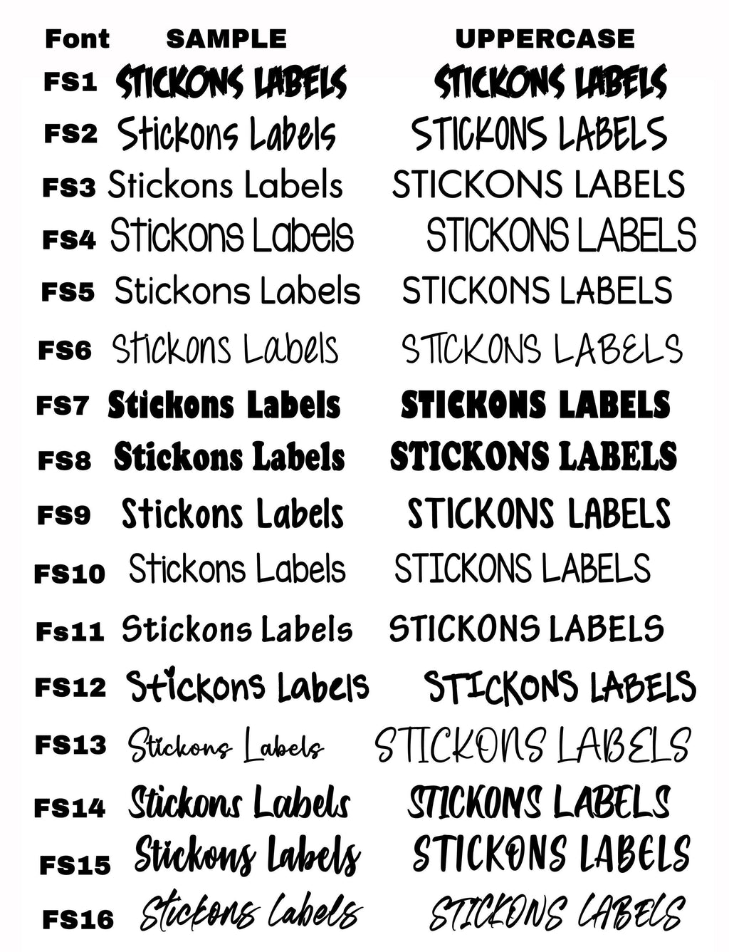 Iron On 24 Medium Color Clothing Labels