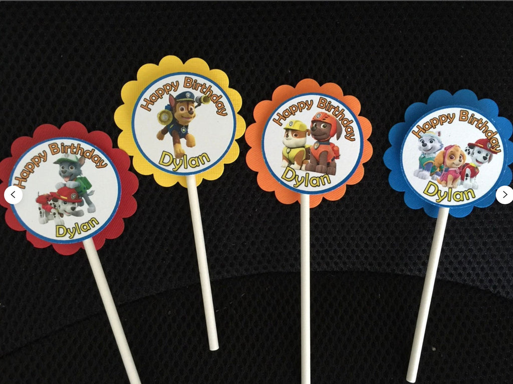 Party Cupcake Topper Decoration Dog
