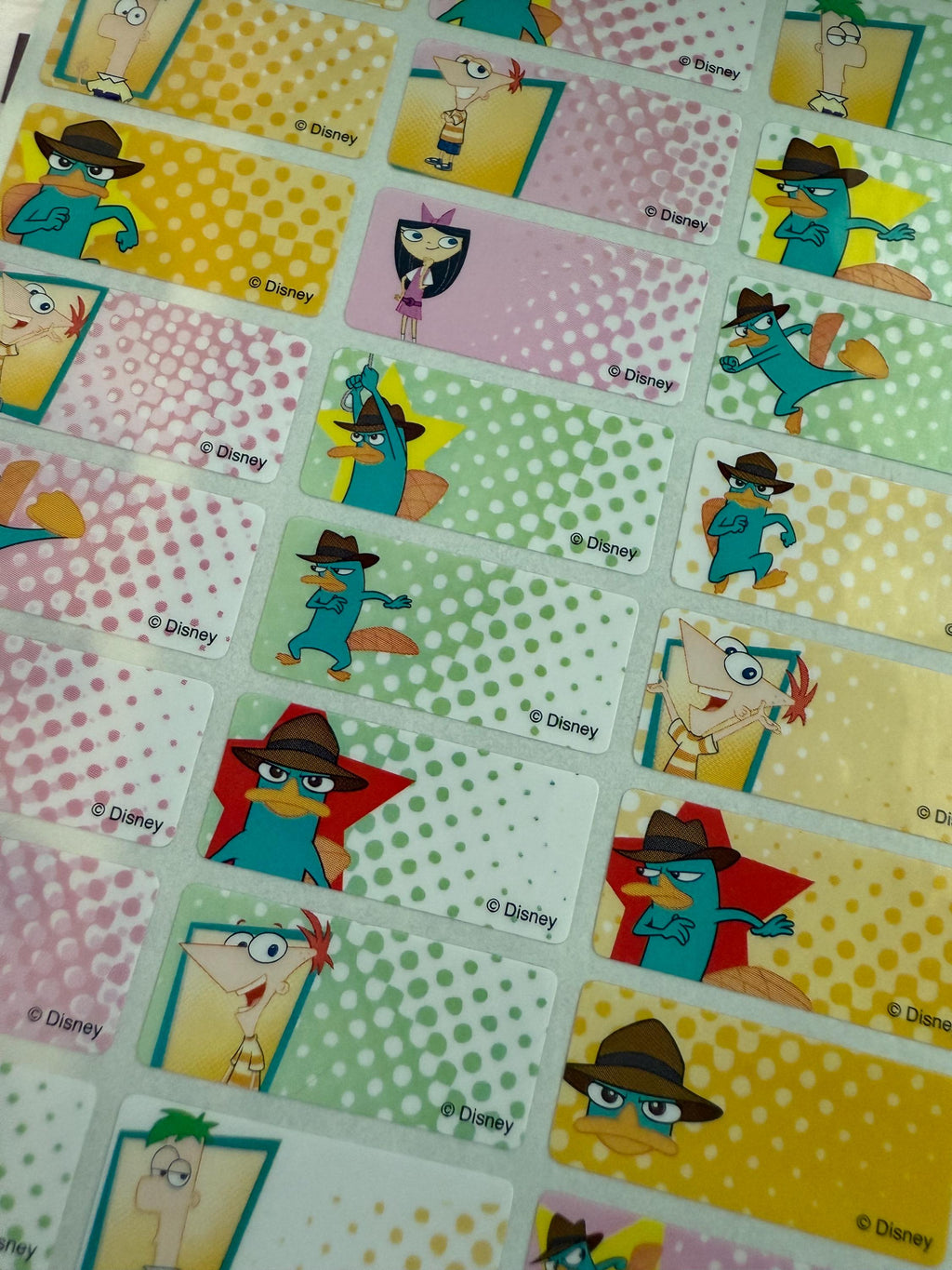 Children character Personalized Waterproof Name Labels