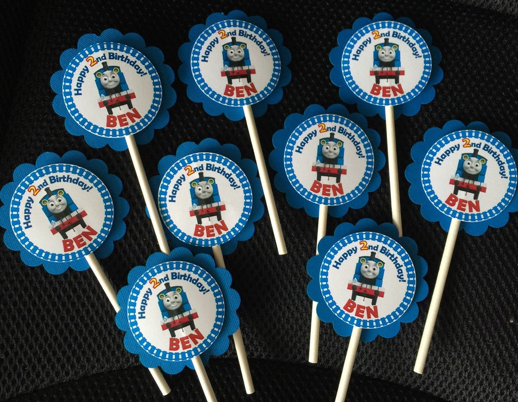 Party Cupcake Topper Decoration Train