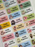 Child Labubu  Personalized Waterproof Name Labels