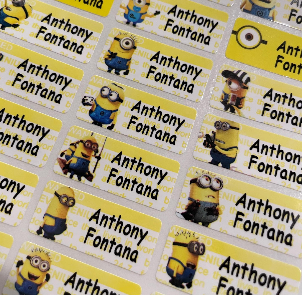 School labels  Personalized Waterproof Name daycare kids labels