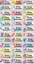 Children pony Personalized Waterproof Name Labels
