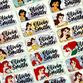 Child Princess DOUBLE PURPOSE Personalized Waterproof Name Labels