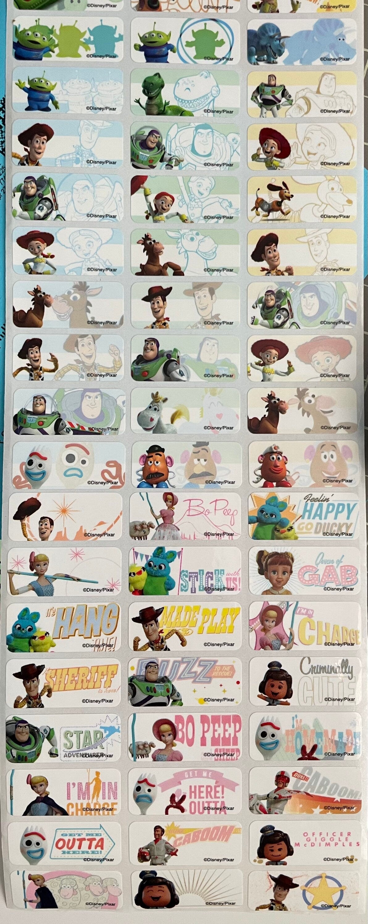 Child Toy Personalized Waterproof Name Labels
